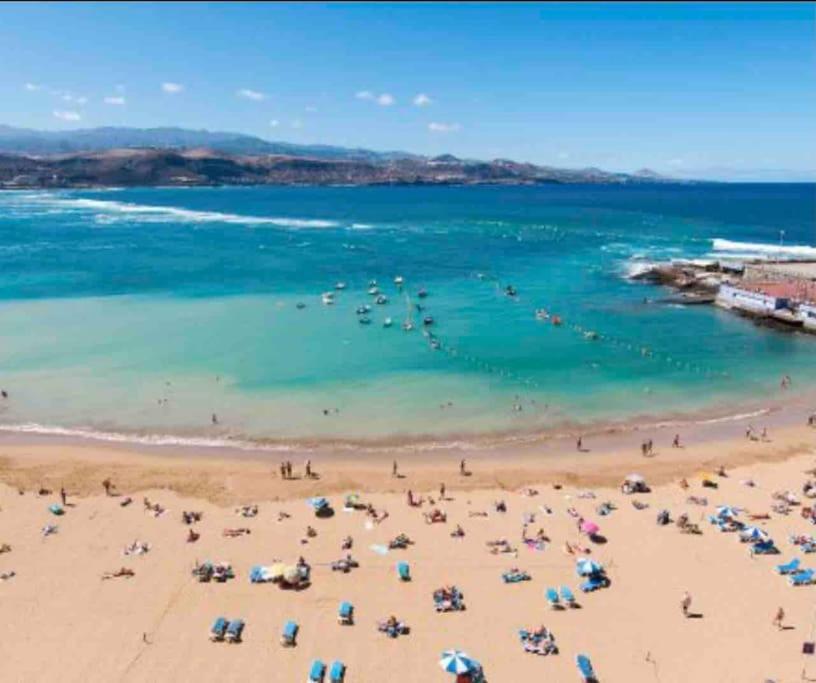 2 Bedrooms Flat 50 Mts Away From Las Canteras Beach Las Palmas de Gran Canaria Exteriér fotografie